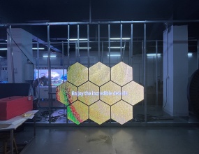 室內(nèi)/戶外，六邊形LED顯示屏，菱形LED顯示屏廠家